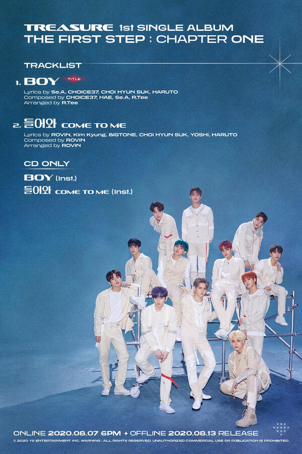 Treasure 1st Single Album: The First Step Chapter One