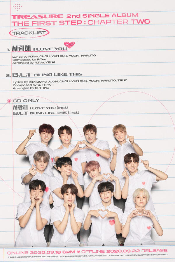 Treasure 1st Single Album The First Step : Chapter Two